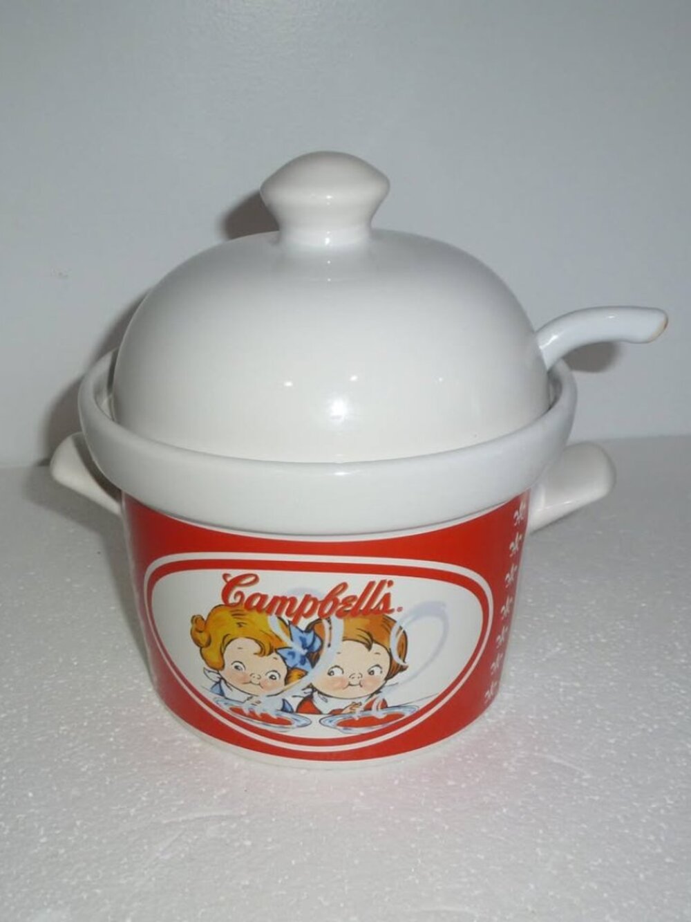 Houston Harvest - Vintage Campbell’s 2004 Soup Tureen Serving Bowl w/Lid & Ladle